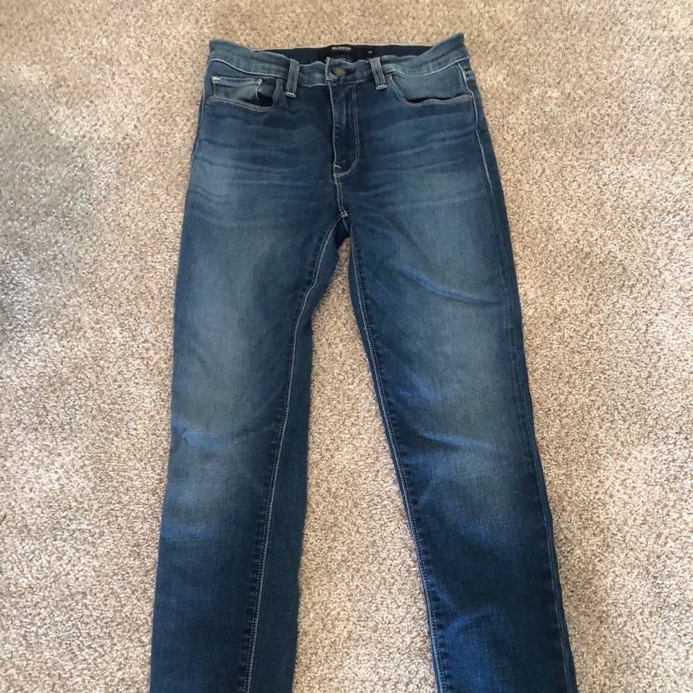 Hudson High Rise Barbara Super Skinny Ankle Jeans